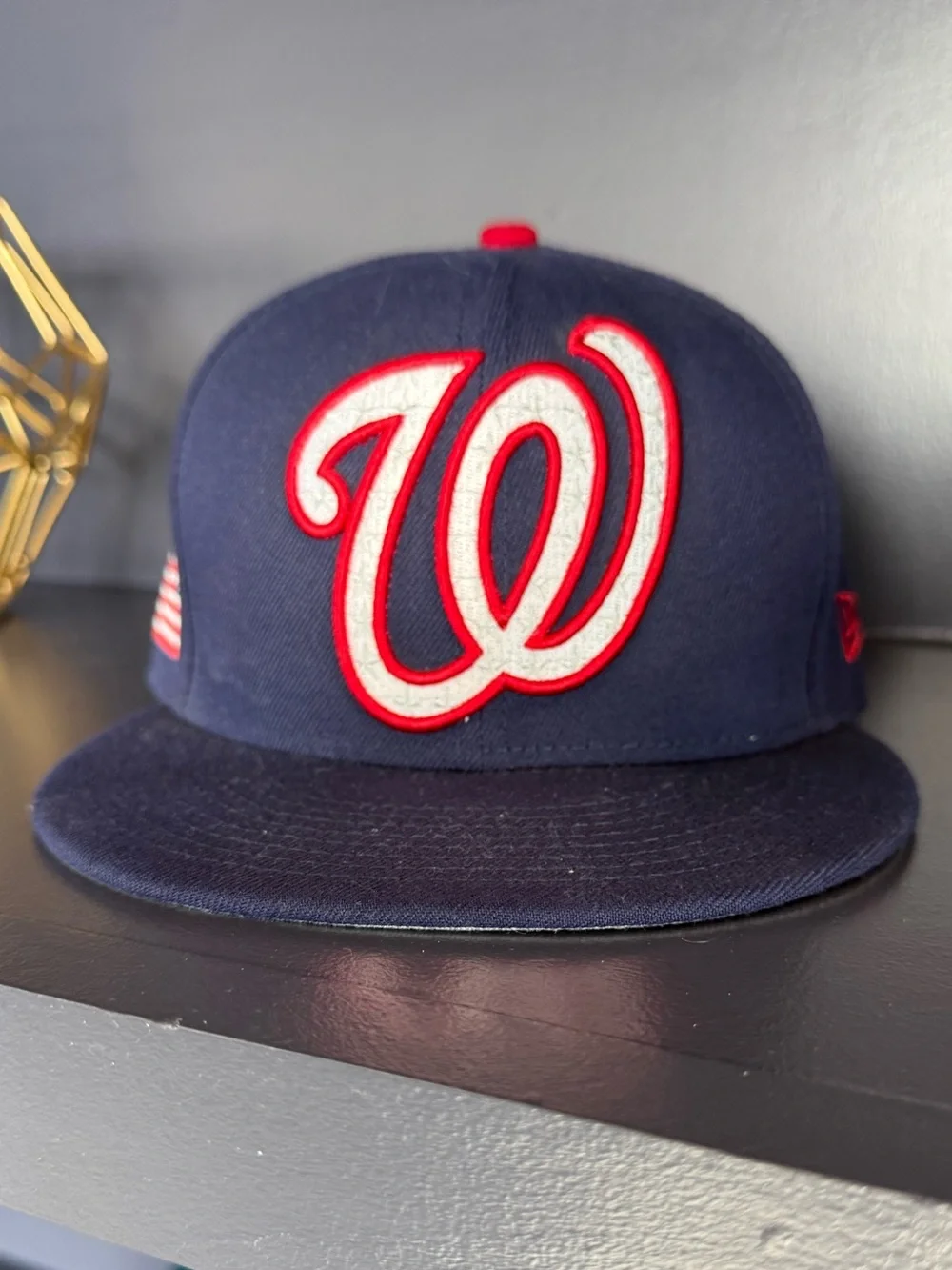 New Era Navy Washington Nationals Fitted Cap 7 3/8